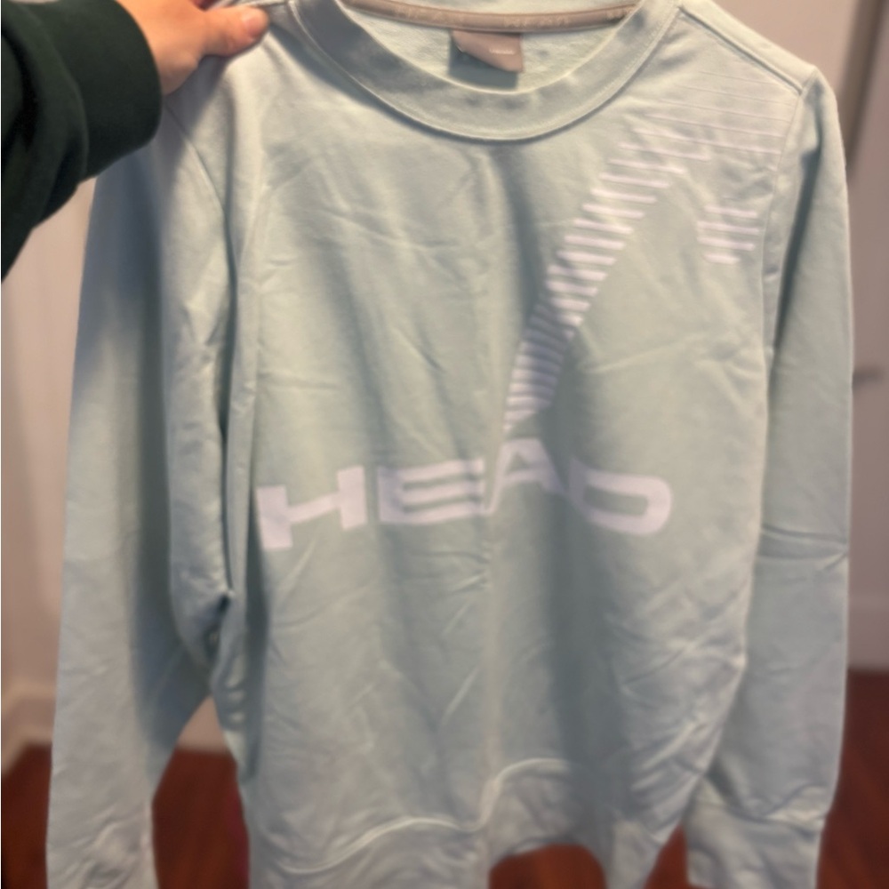 HEAD Light Green Sweater NWOT